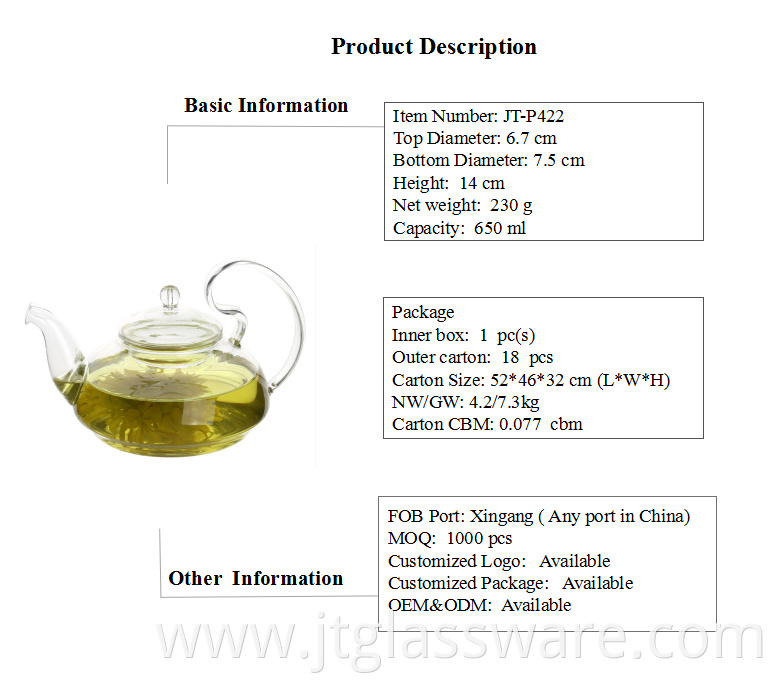 Thermal Glass Teapot